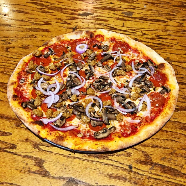 Order Carnivore Pizza food online from Lanesplitter Pizza & Pub store, Emeryville on bringmethat.com